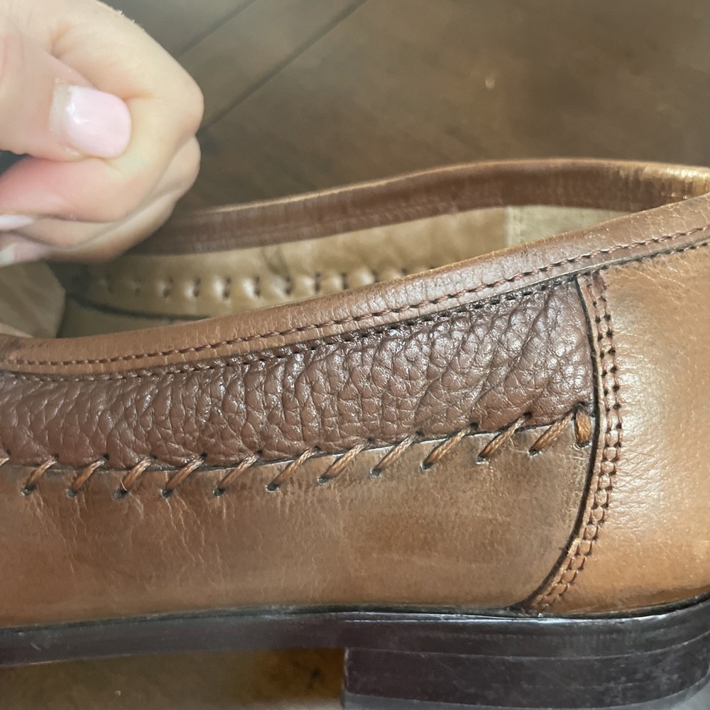 FLORSHEIM Tassel~Slip On Leather Loafers Shoes Men 8.5D Excellent Condition - Picture 9 of 11